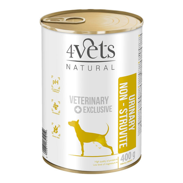 Comida para perros con trastornos del tracto urinario Urinary Non-Struvite 4vets natural
